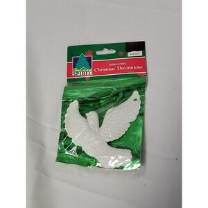 1993 Trim A Tree Vintage Christmas White Dove Ornament Holiday Spirit